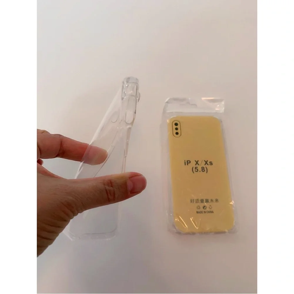 IPHONE X Silicone Clear Cases